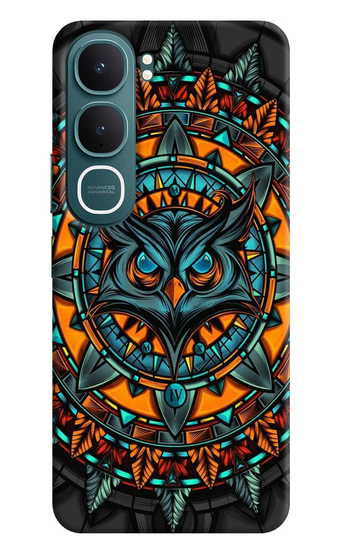 Angry Owl Art Vivo Y31 5G Back Cover Hard Case - Hello Swanky