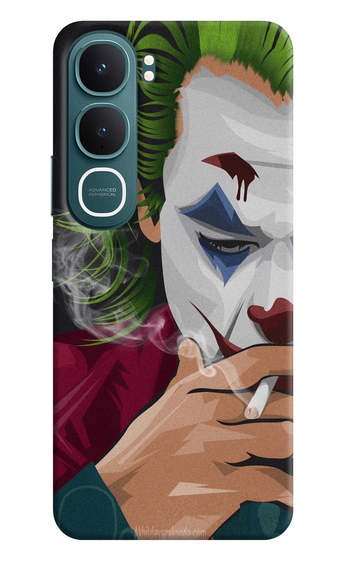 Joker Smoking Vivo Y31 5G Back Cover Hard Case - Hello Swanky