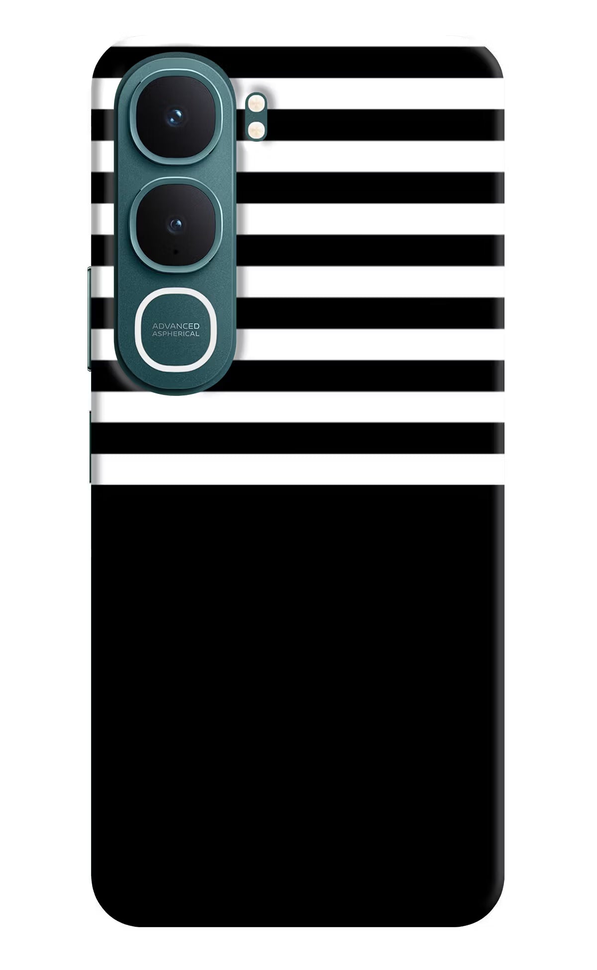 Black and White Print Vivo Y31 5G Back Cover Hard Case - Hello Swanky