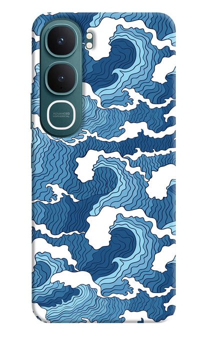 Blue Waves Vivo Y31 5G Back Cover Hard Case - Hello Swanky