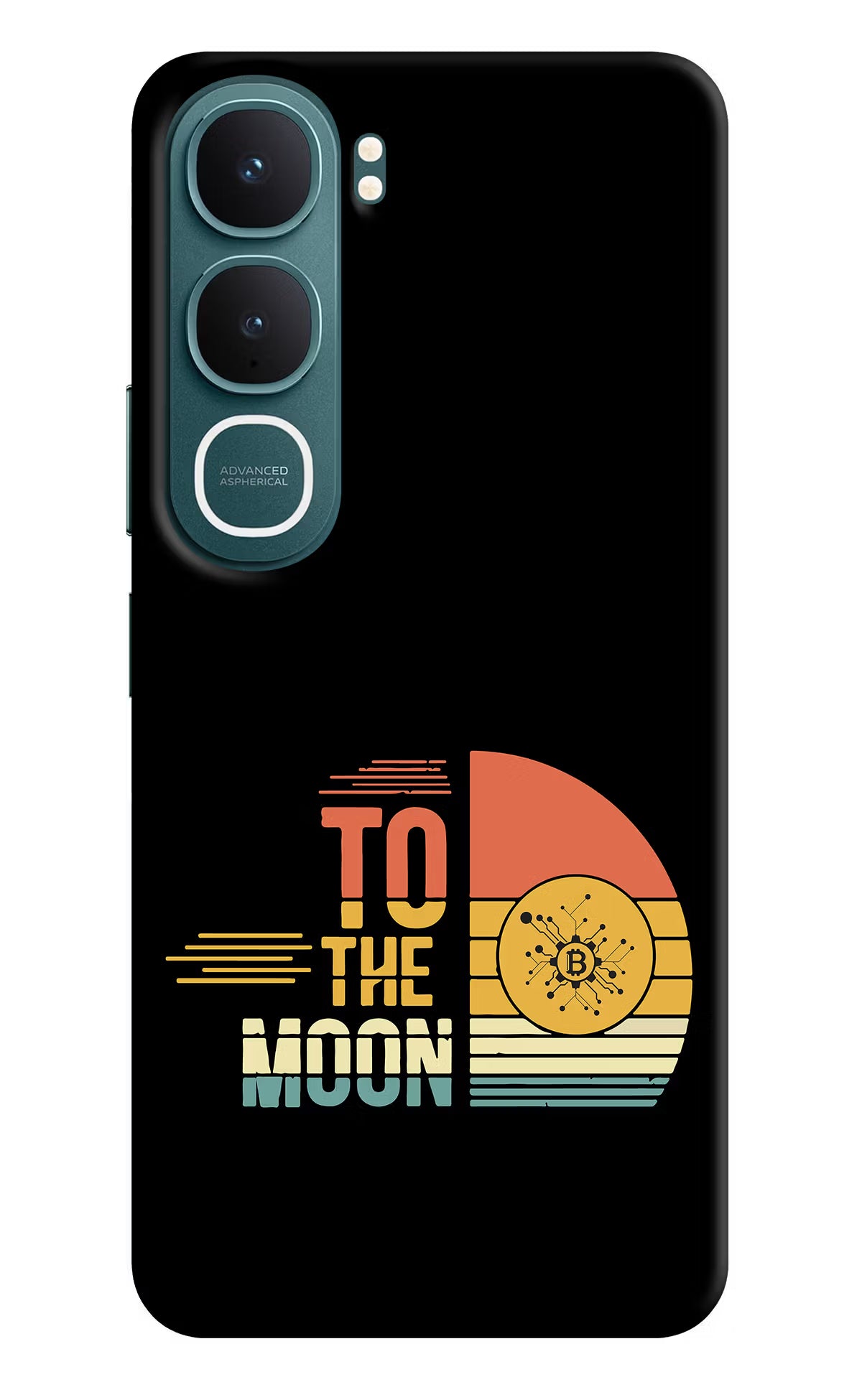 To the Moon Vivo Y31 5G Back Cover Hard Case - Hello Swanky