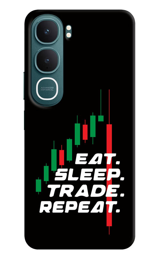Eat Sleep Trade Repeat Vivo Y31 5G Back Cover Hard Case - Hello Swanky