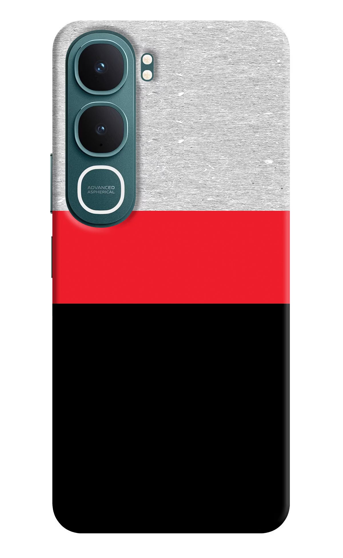 Tri Color Pattern Vivo Y31 5G Back Cover Hard Case - Hello Swanky