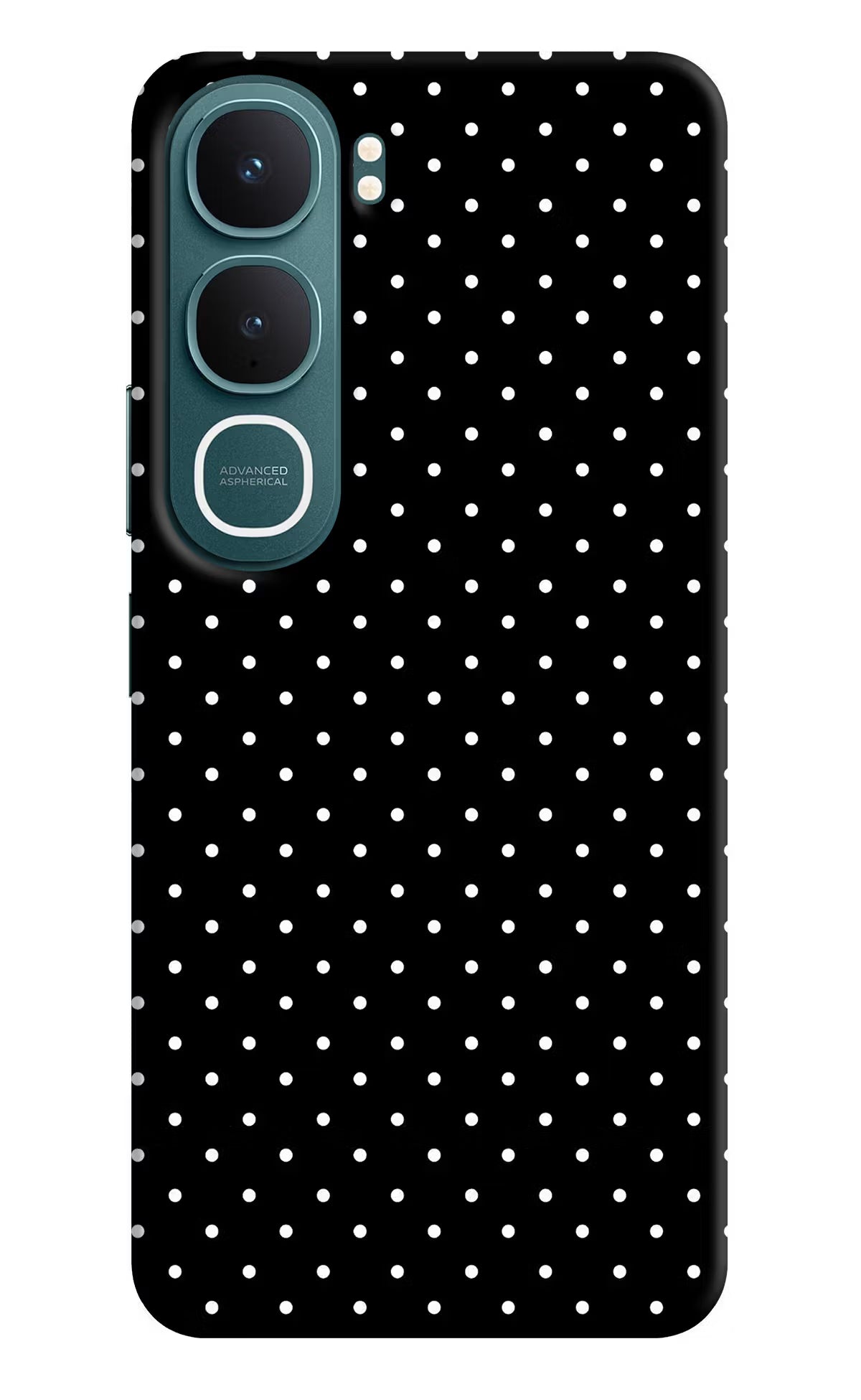 White Dots Vivo Y31 5G Back Cover Hard Case - Hello Swanky