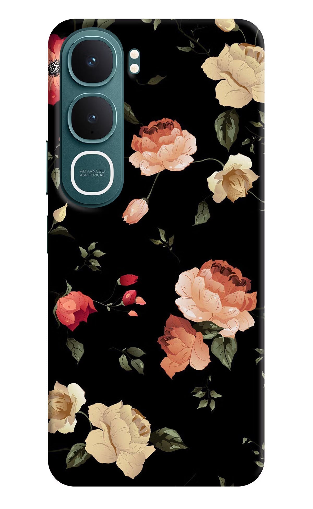 Flowers Vivo Y31 5G Back Cover Hard Case - Hello Swanky