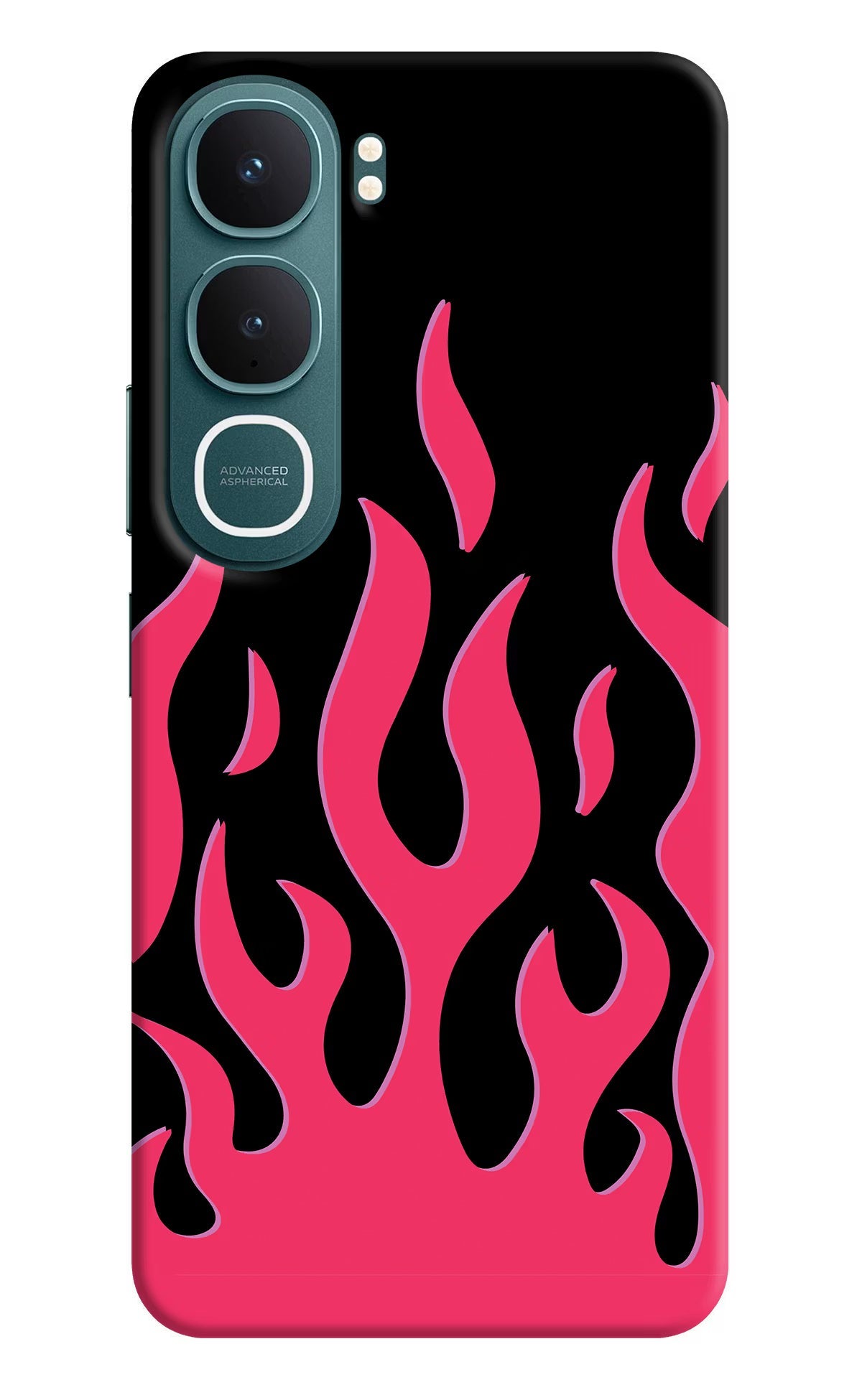 Fire Flames Vivo Y31 5G Back Cover Hard Case - Hello Swanky