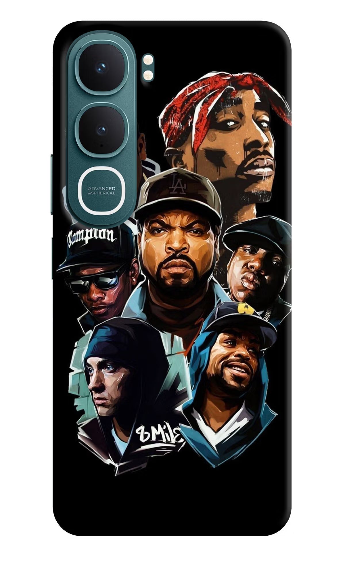 Rappers Vivo Y31 5G Back Cover Hard Case - Hello Swanky