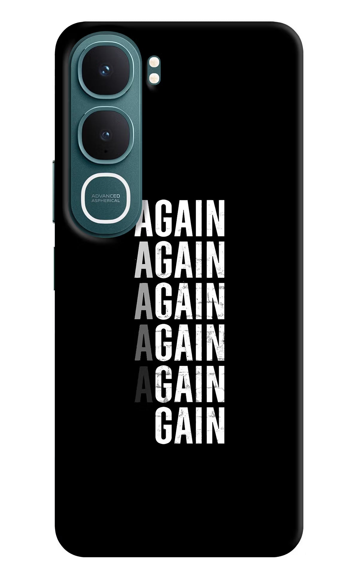 Again Again Gain Vivo Y31 5G Back Cover Hard Case - Hello Swanky