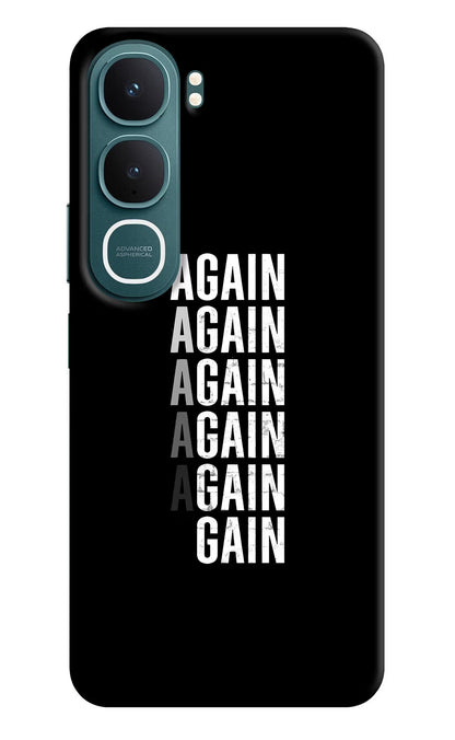 Again Again Gain Vivo Y31 5G Back Cover Hard Case - Hello Swanky
