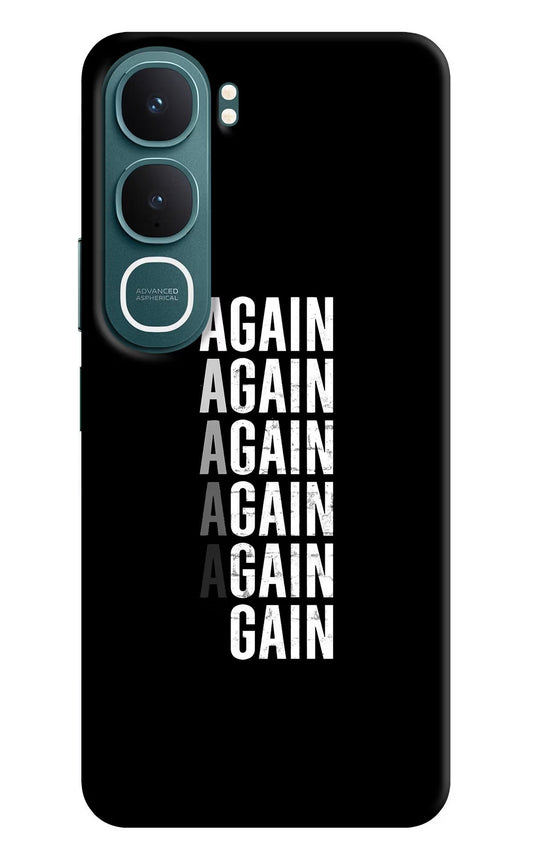 Again Again Gain Vivo Y31 5G Back Cover Hard Case - Hello Swanky