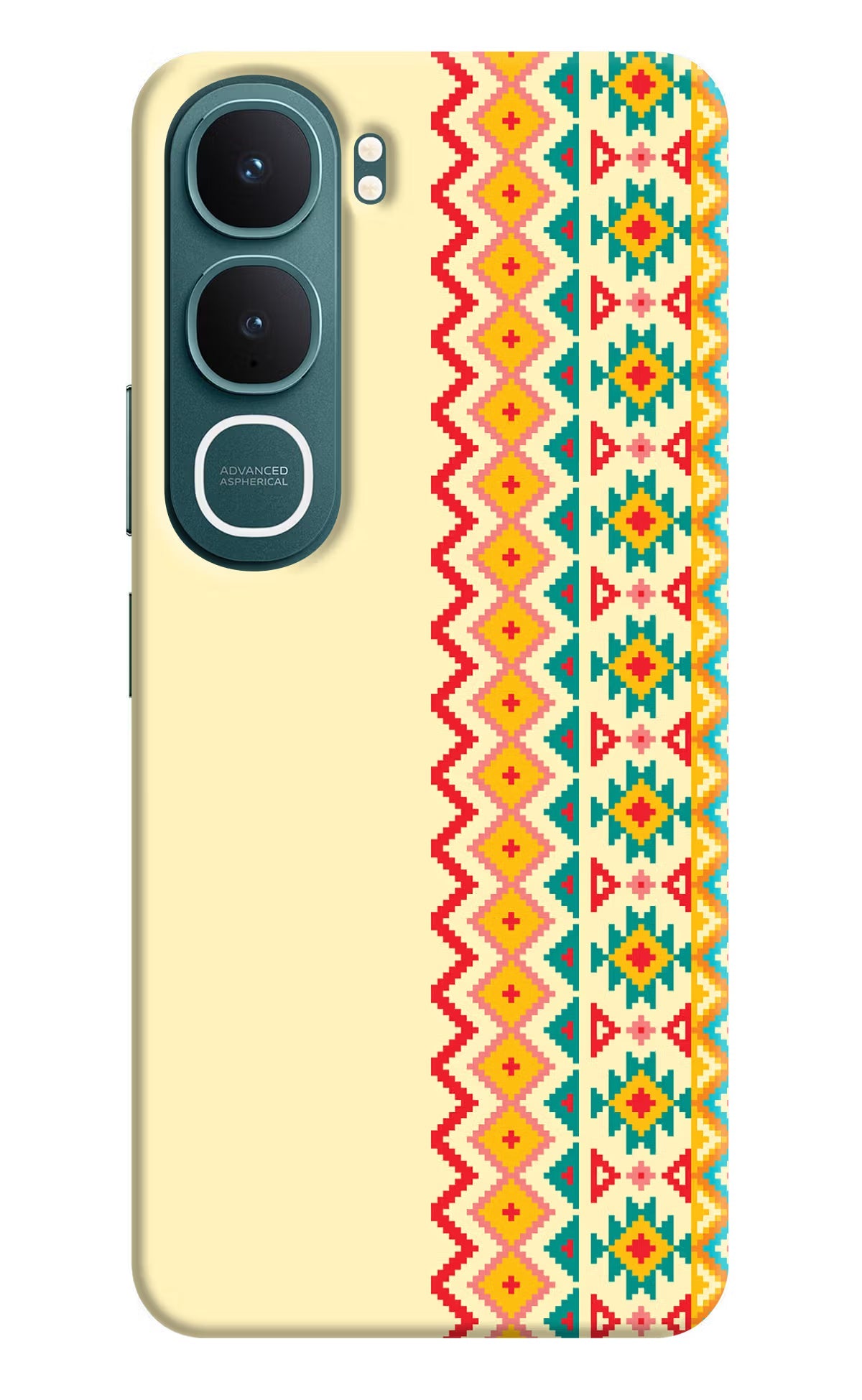 Ethnic Seamless Vivo Y31 5G Back Cover Hard Case - Hello Swanky