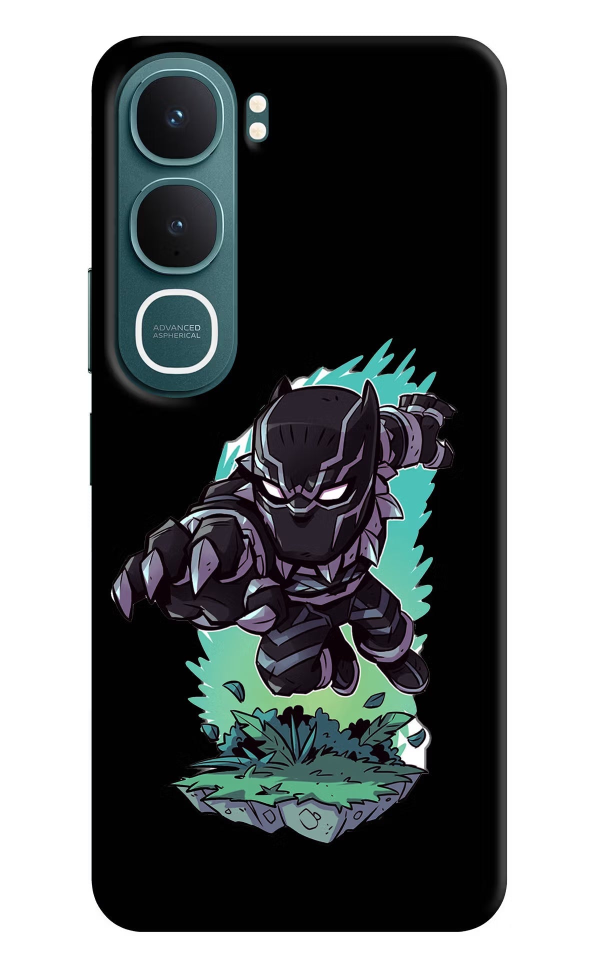 Black Panther Vivo Y31 5G Back Cover Hard Case - Hello Swanky