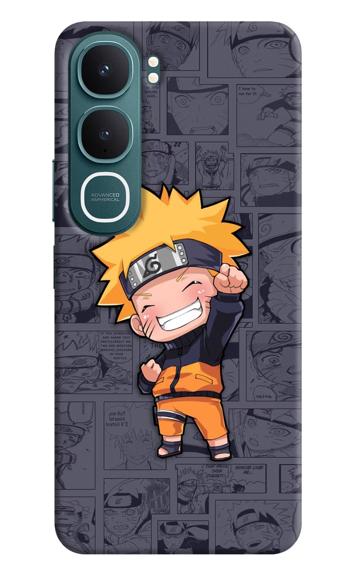 Chota Naruto Vivo Y31 5G Back Cover Hard Case - Hello Swanky