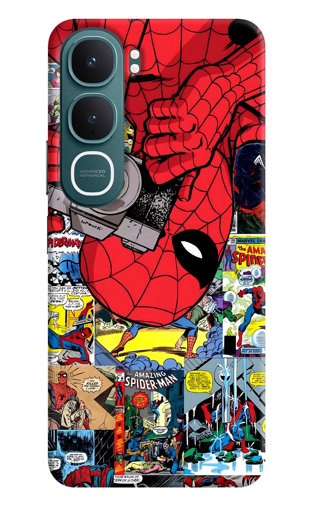 Spider Man Vivo Y31 5G Back Cover Hard Case - Hello Swanky