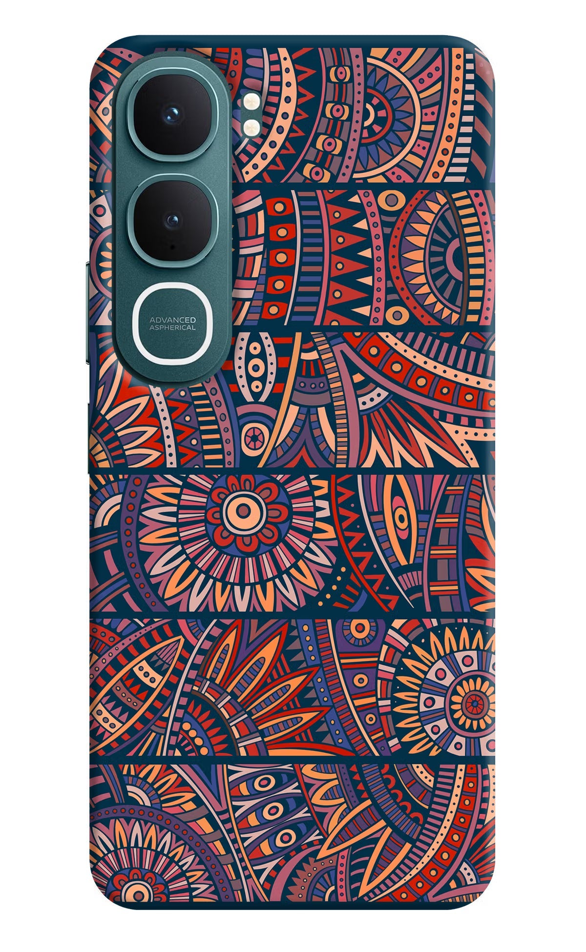 African Culture Design Vivo Y31 5G Back Cover Hard Case - Hello Swanky