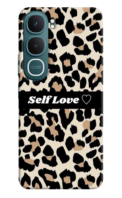 Leopard Print Self Love Vivo Y31 5G Back Cover Hard Case - Hello Swanky