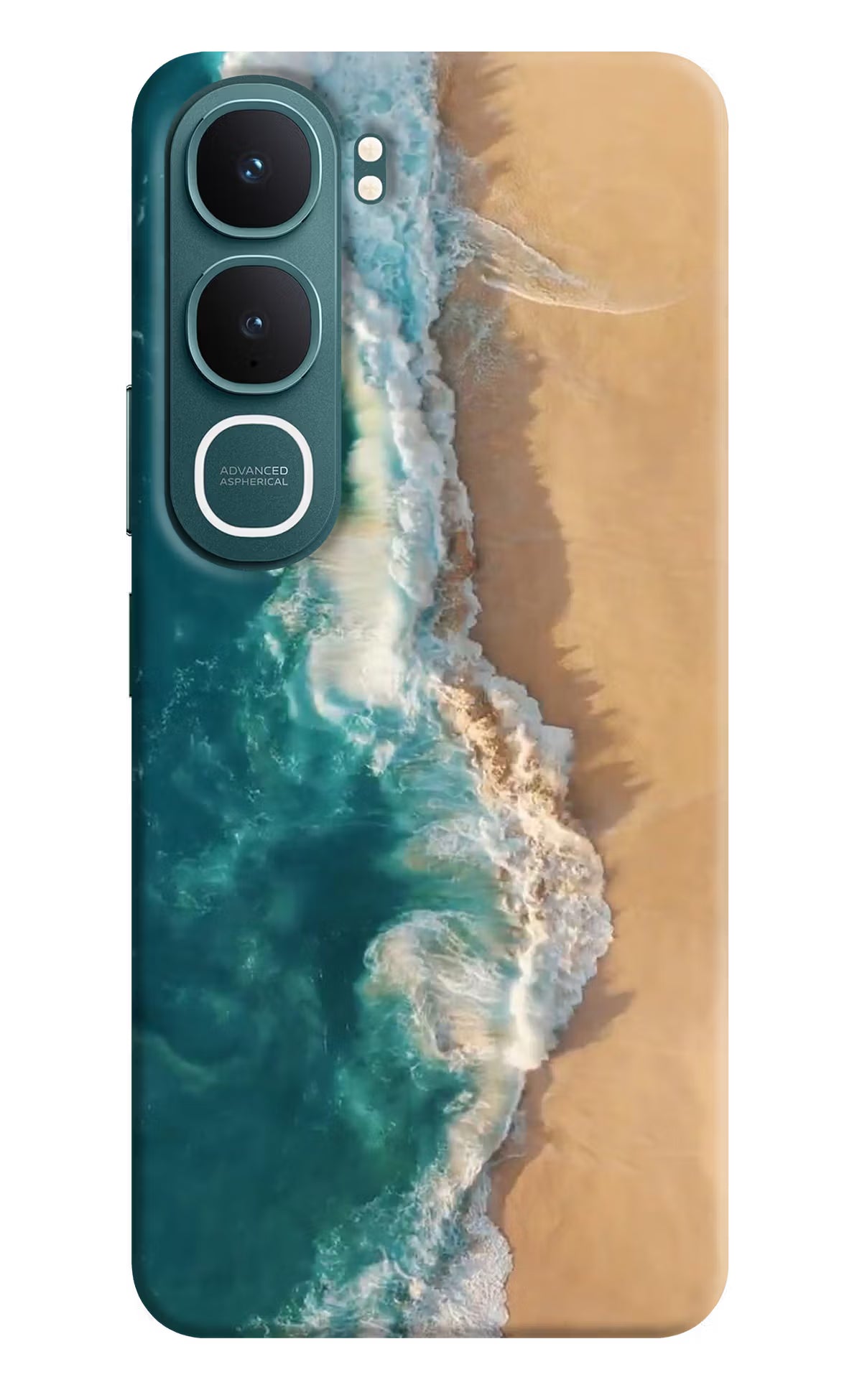 Ocean Beach Vivo Y31 5G Back Cover Hard Case - Hello Swanky