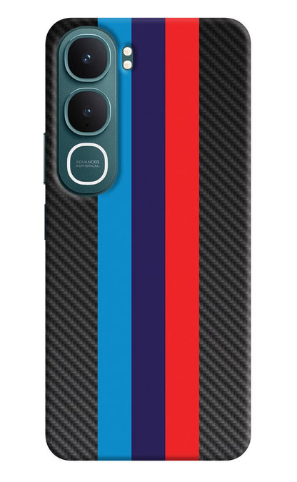 BMW Stripes Pattern Vivo Y31 5G Back Cover Hard Case - Hello Swanky