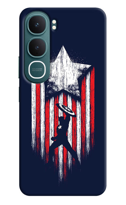 Captain America Marvel Art Vivo Y31 5G Back Cover Hard Case - Hello Swanky
