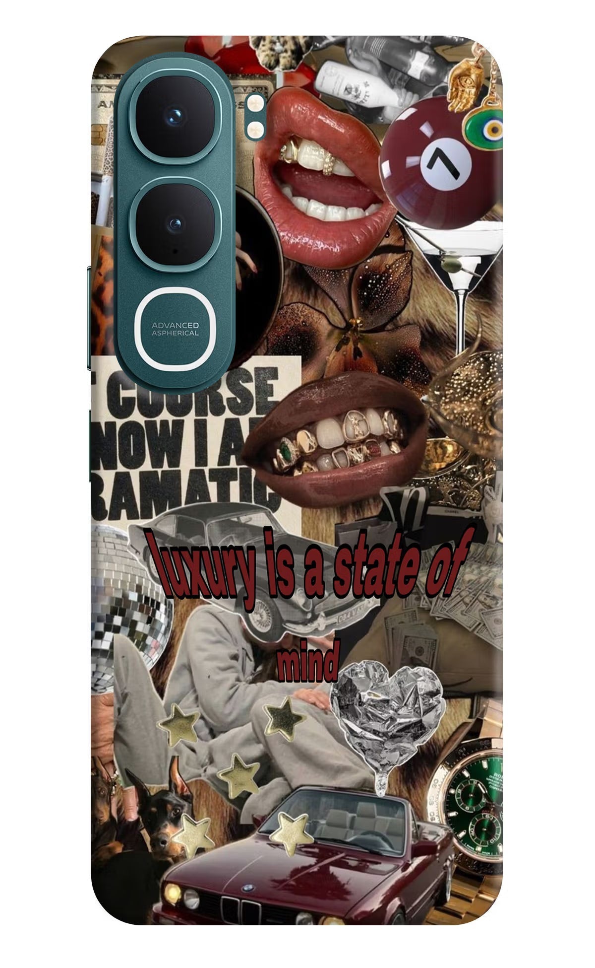 Luxury Vivo Y31 5G Back Cover Hard Case - Hello Swanky