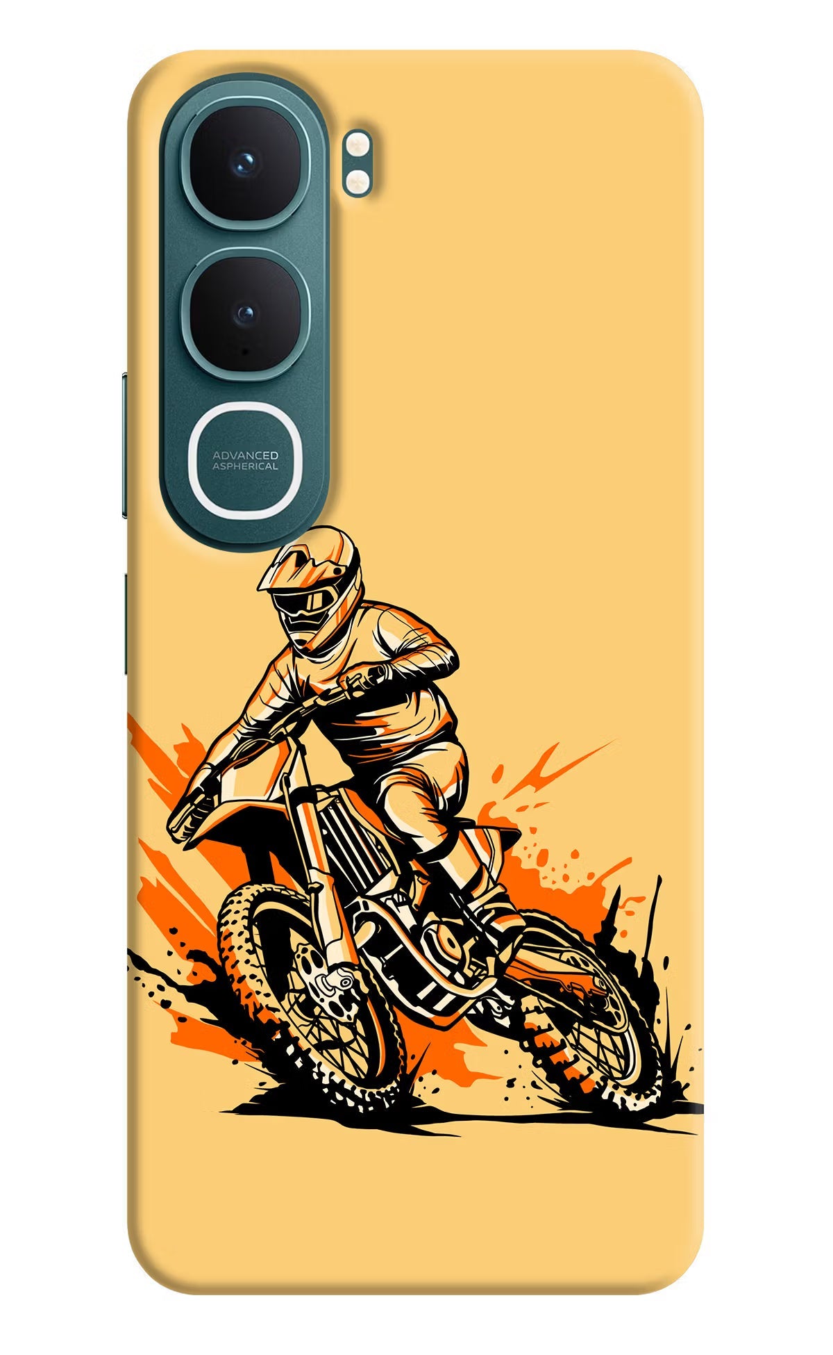 Off-Road Fury Vivo Y31 5G Back Cover Hard Case - Hello Swanky