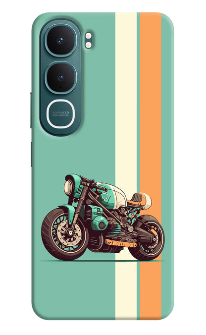 Striped Moto Drift Vivo Y31 5G Back Cover Hard Case - Hello Swanky