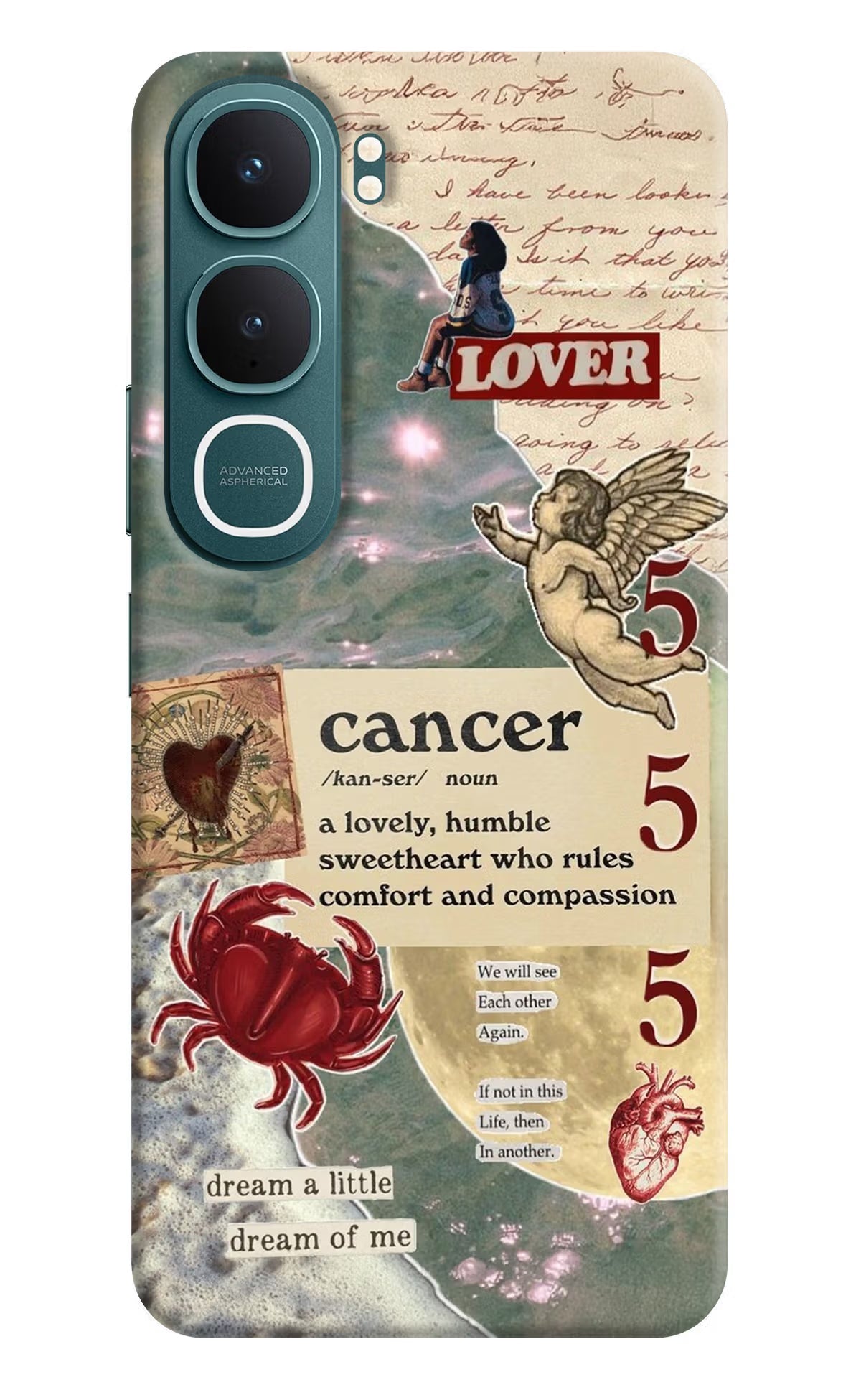 Cancer Zodiac Vivo Y31 5G Back Cover Hard Case - Hello Swanky