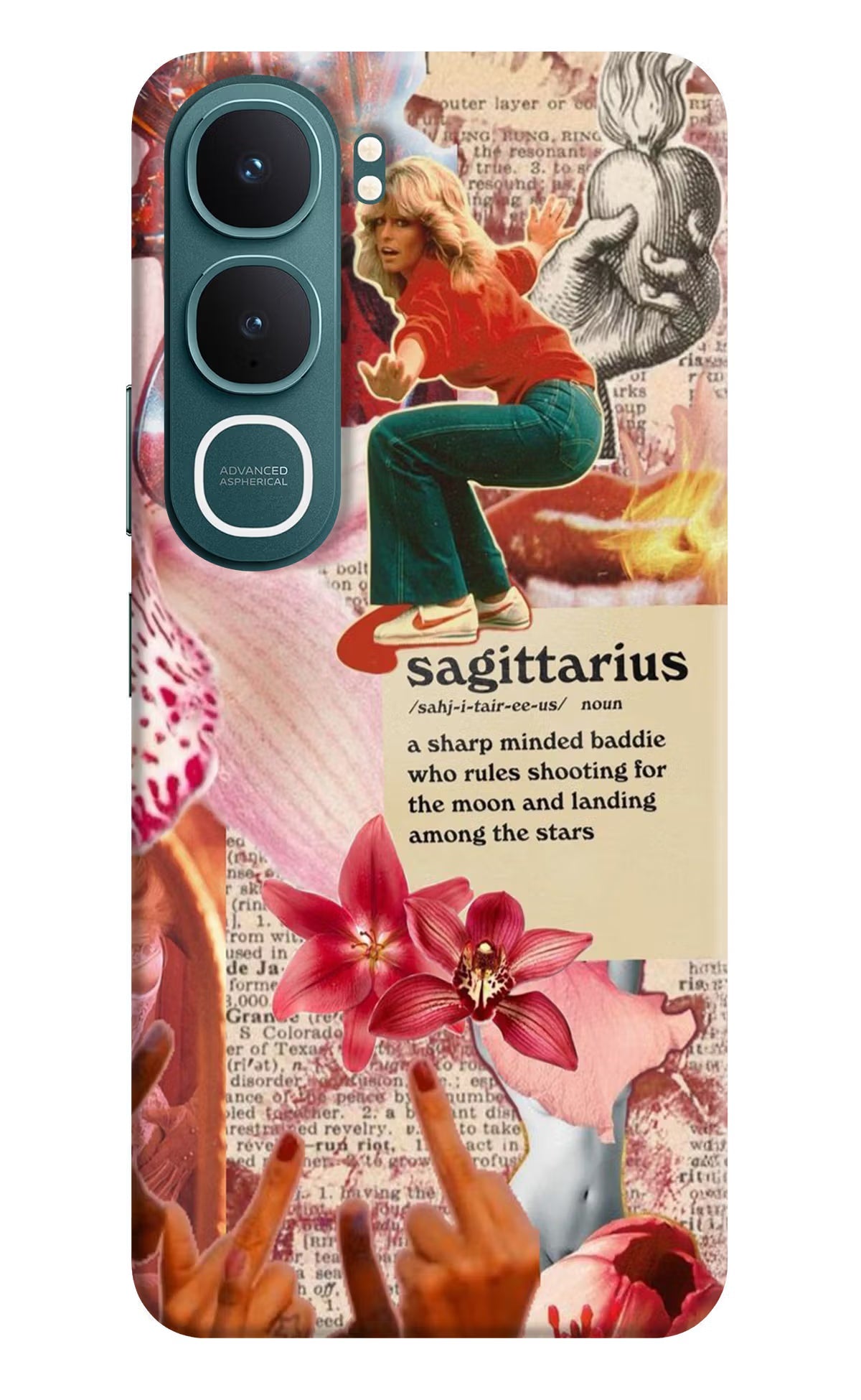 Sagittarius Zodiac Vivo Y31 5G Back Cover Hard Case - Hello Swanky