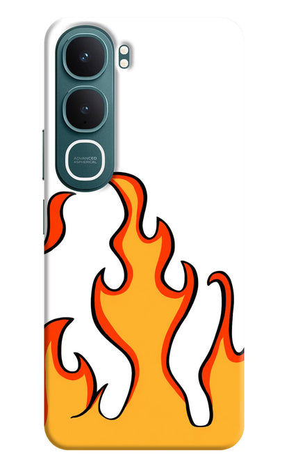 Fired Up - White Vivo Y31 5G Back Cover Hard Case - Hello Swanky