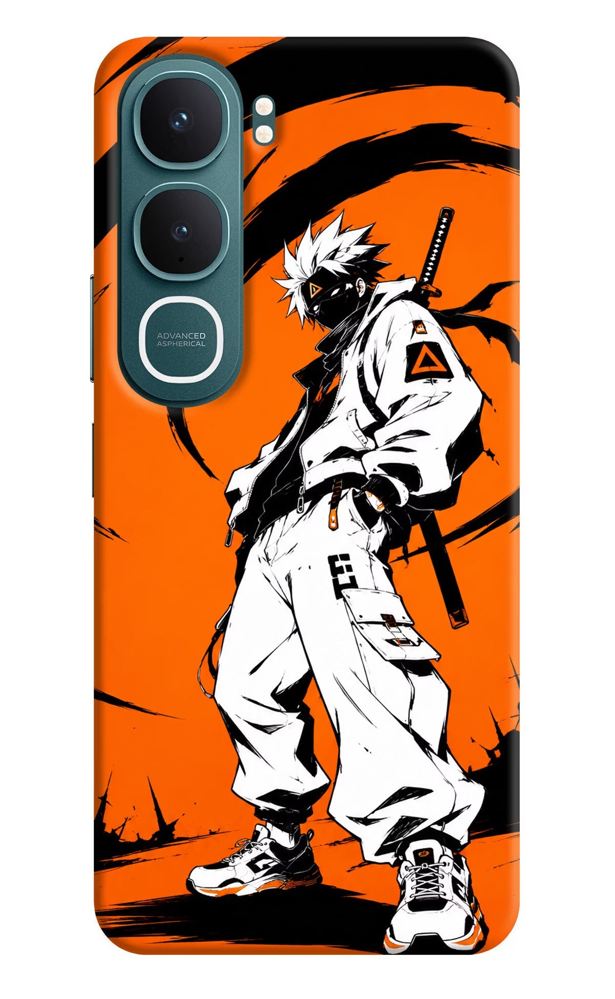 Street Samurai Vivo Y31 5G Back Cover Hard Case - Hello Swanky