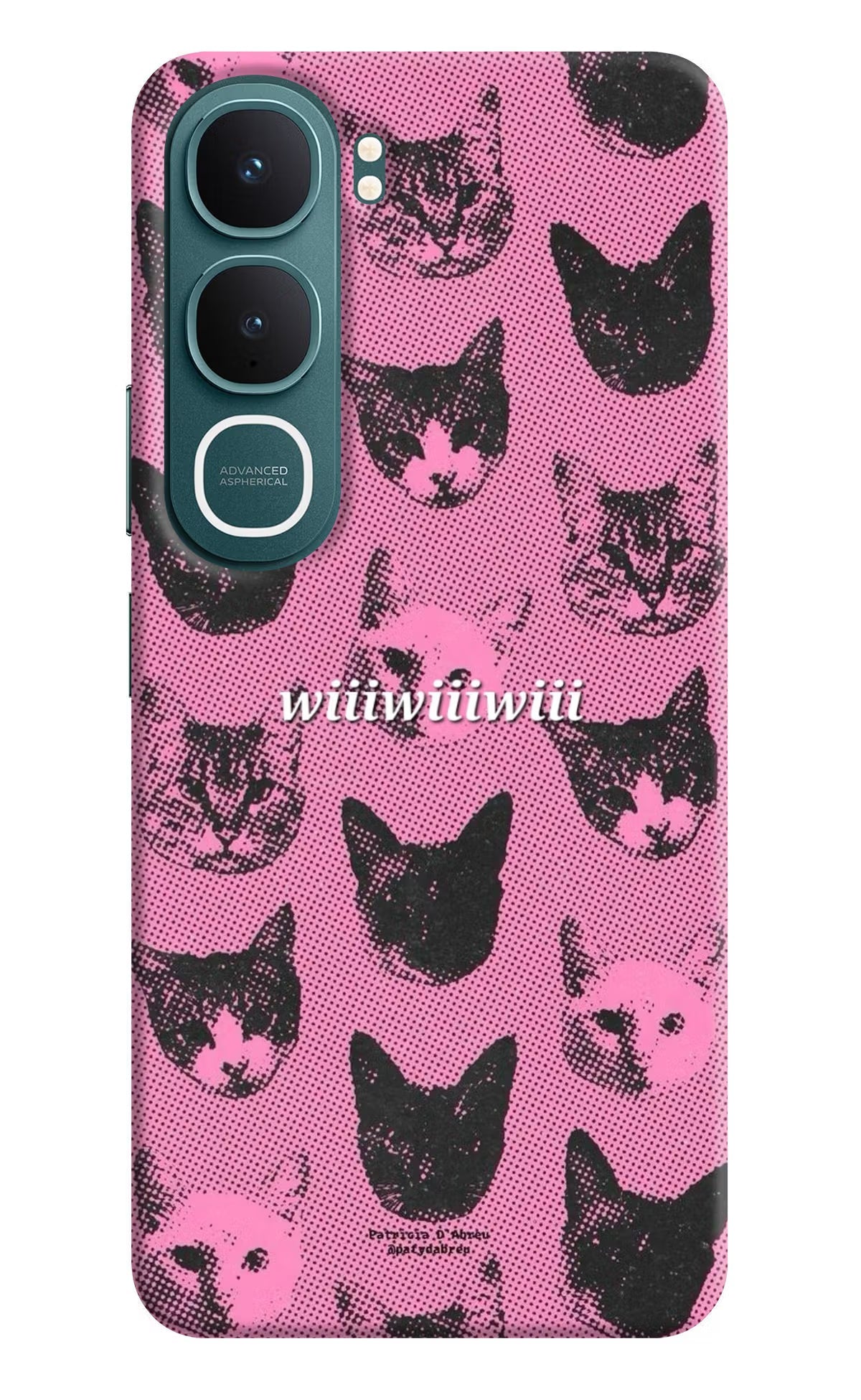 Pink Cats Vivo Y31 5G Back Cover Hard Case - Hello Swanky