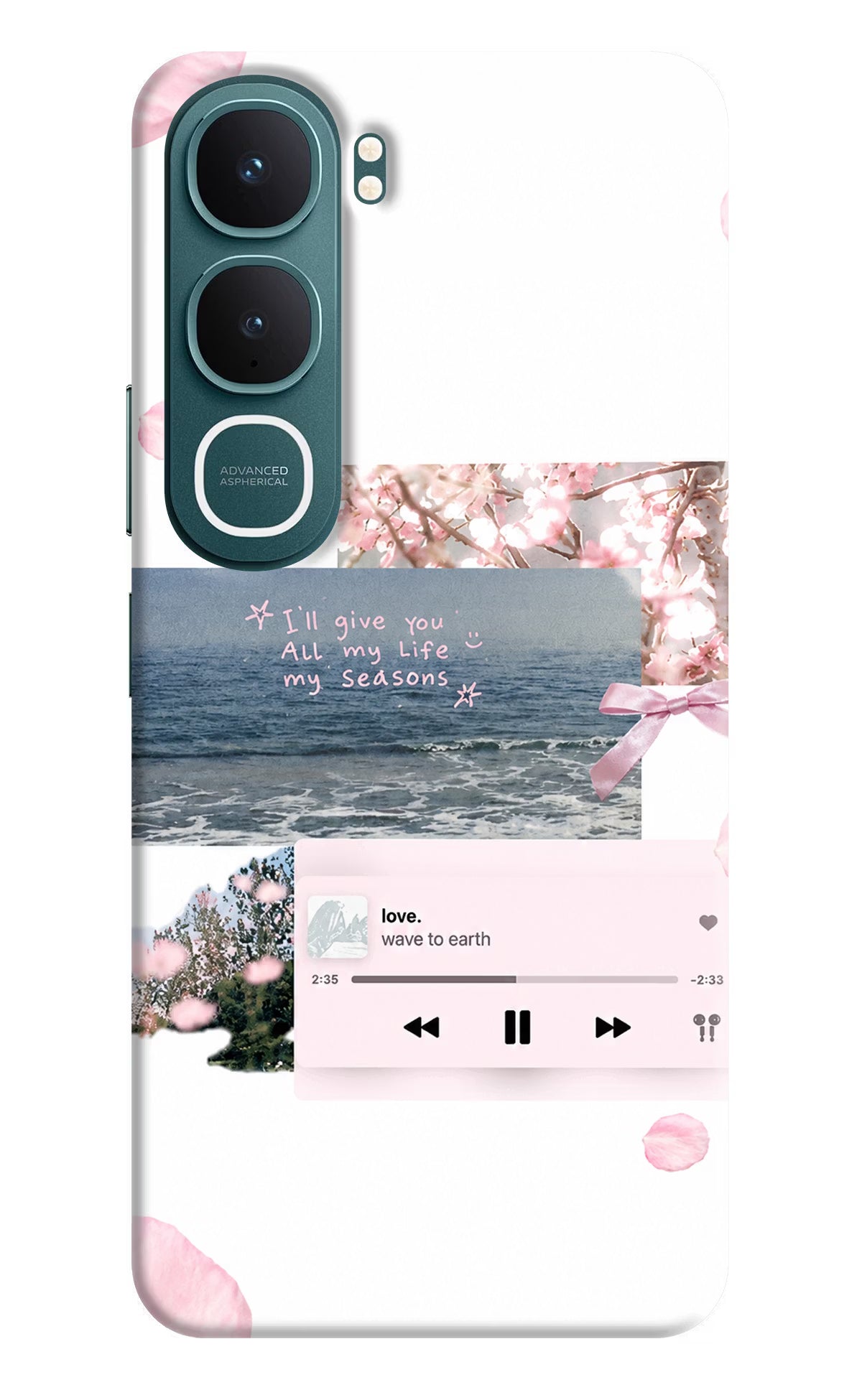 Wave to Earth Vivo Y31 5G Back Cover Hard Case - Hello Swanky