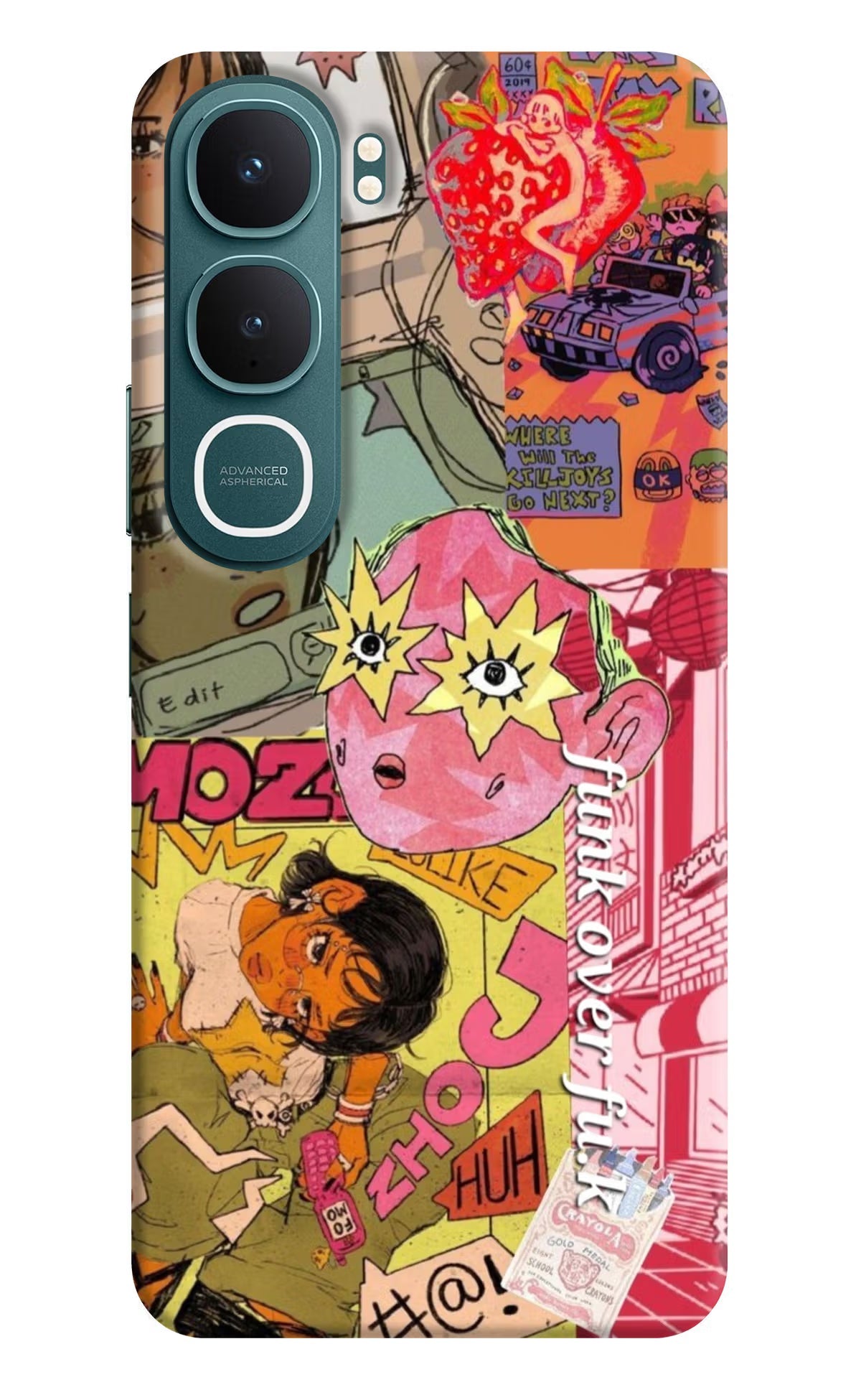 Funkover Vivo Y31 5G Back Cover Hard Case - Hello Swanky