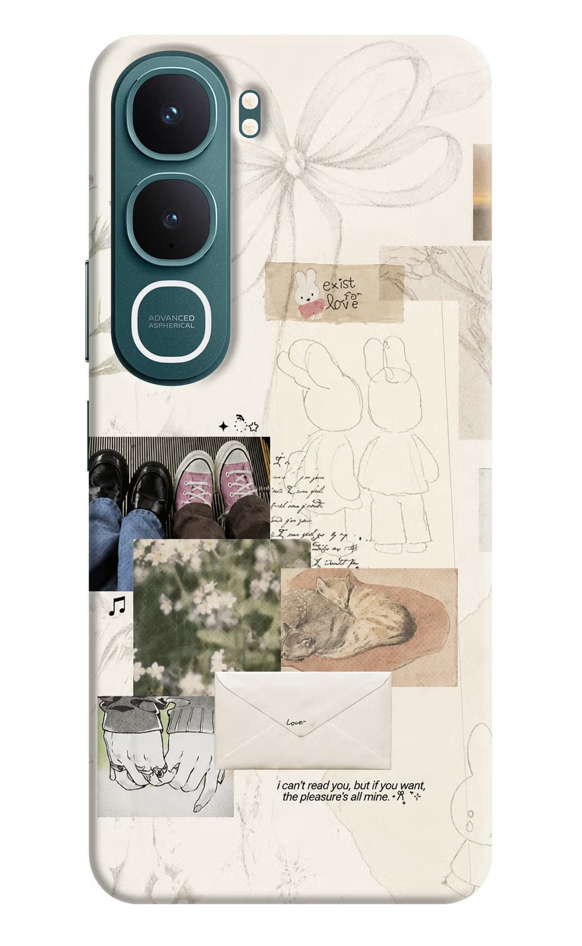 Soft Aesthetic Vivo Y31 5G Back Cover Hard Case - Hello Swanky