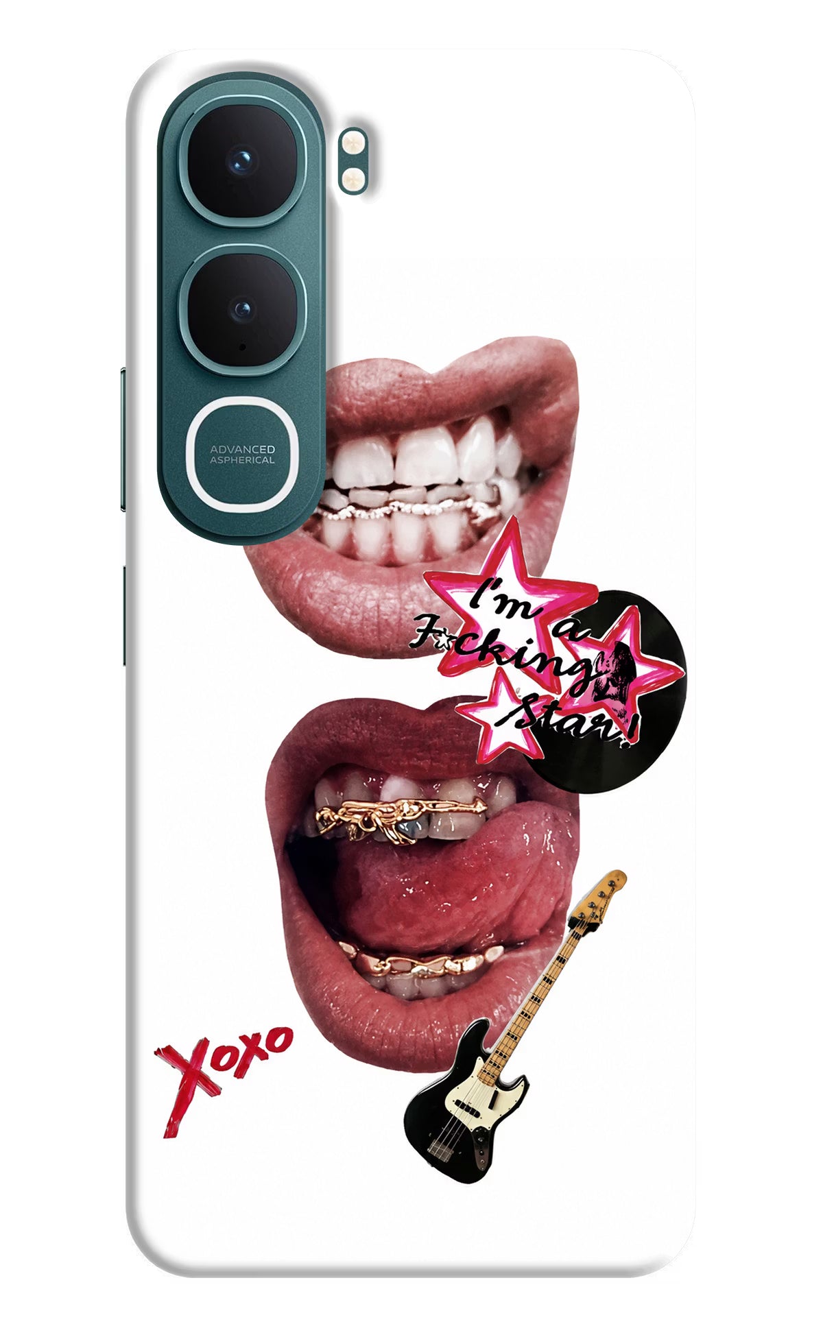Rockstar Vivo Y31 5G Back Cover Hard Case - Hello Swanky
