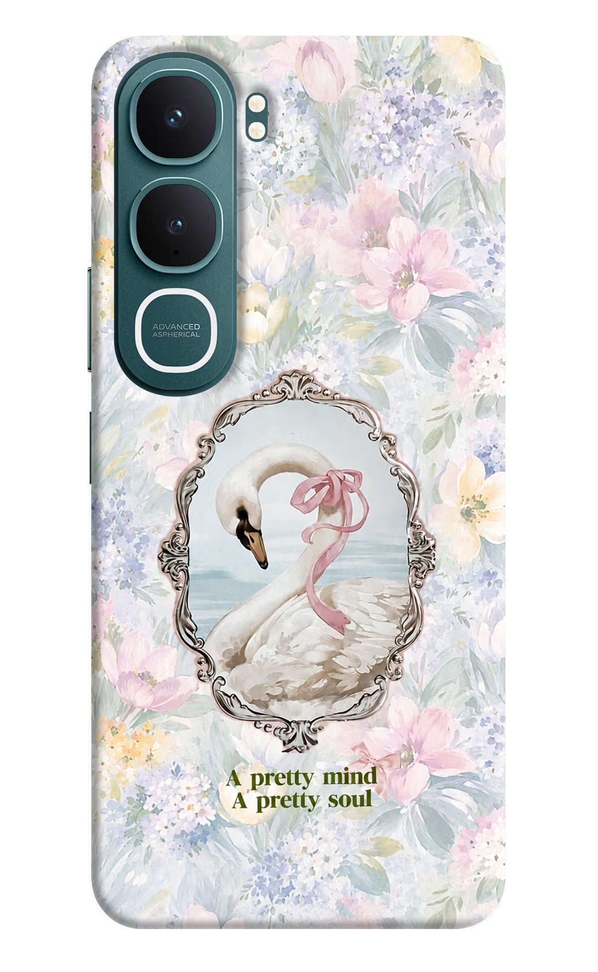 Pretty Mind Pretty Soul Vivo Y31 5G Back Cover Hard Case - Hello Swanky