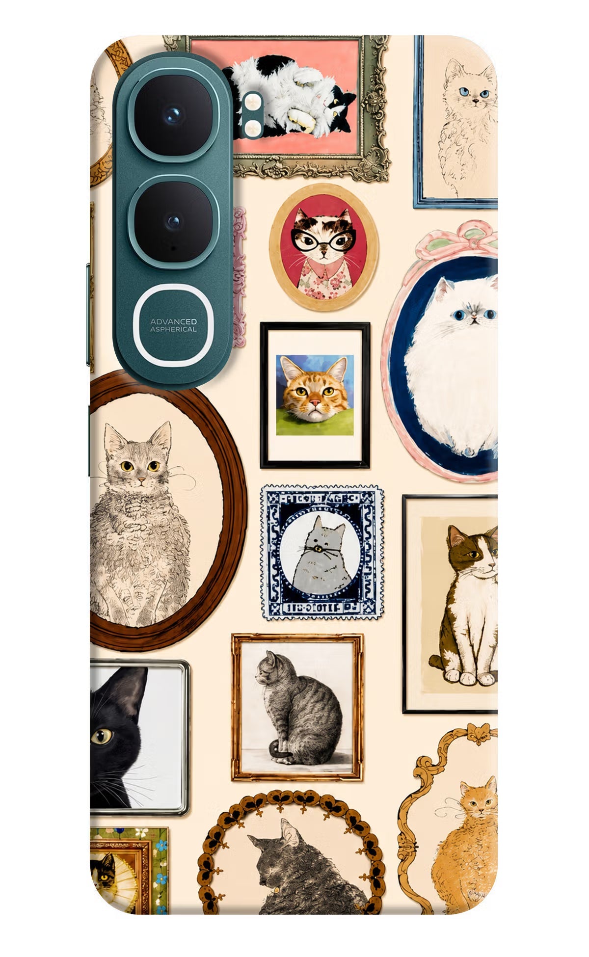 Mirror Cats Vivo Y31 5G Back Cover Hard Case - Hello Swanky