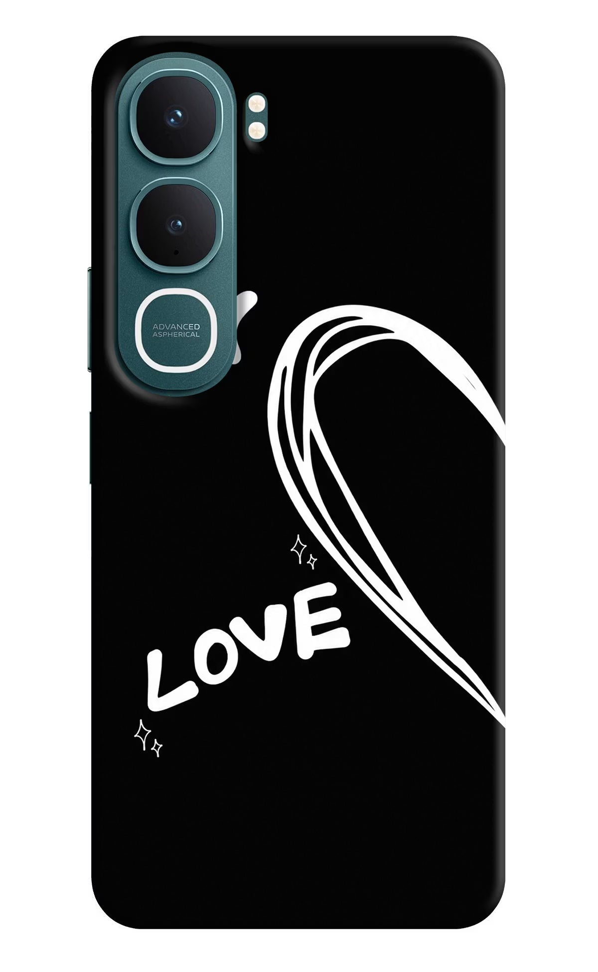 Love Line Vivo Y31 5G Back Cover Hard Case - Hello Swanky