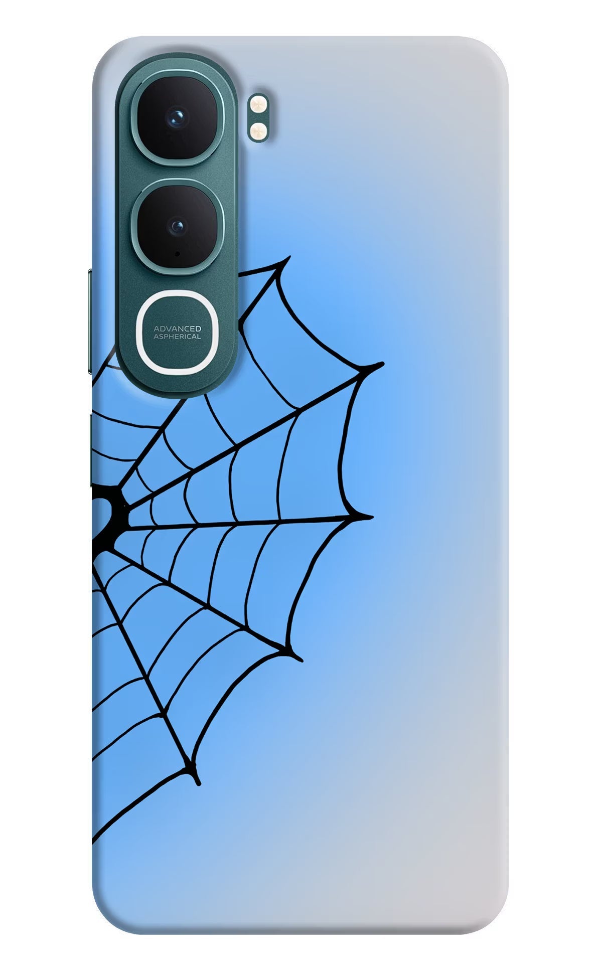 Blue Web Vivo Y31 5G Back Cover Hard Case - Hello Swanky