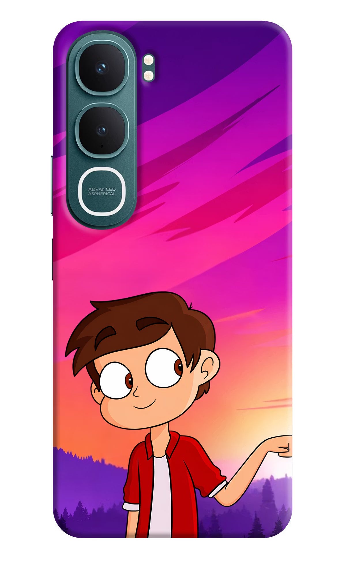 Marco Sunset Vivo Y31 5G Back Cover Hard Case - Hello Swanky