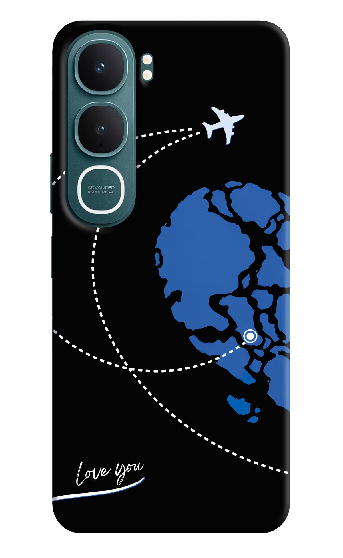 Love Orbit Vivo Y31 5G Back Cover Hard Case - Hello Swanky