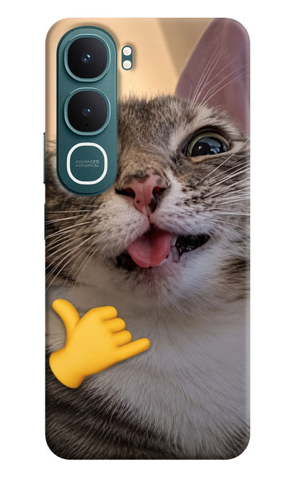 Silly Cat Call Vivo Y31 5G Back Cover Hard Case - Hello Swanky