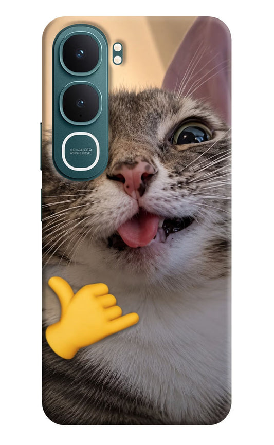 Silly Cat Call Vivo Y31 5G Back Cover Hard Case - Hello Swanky