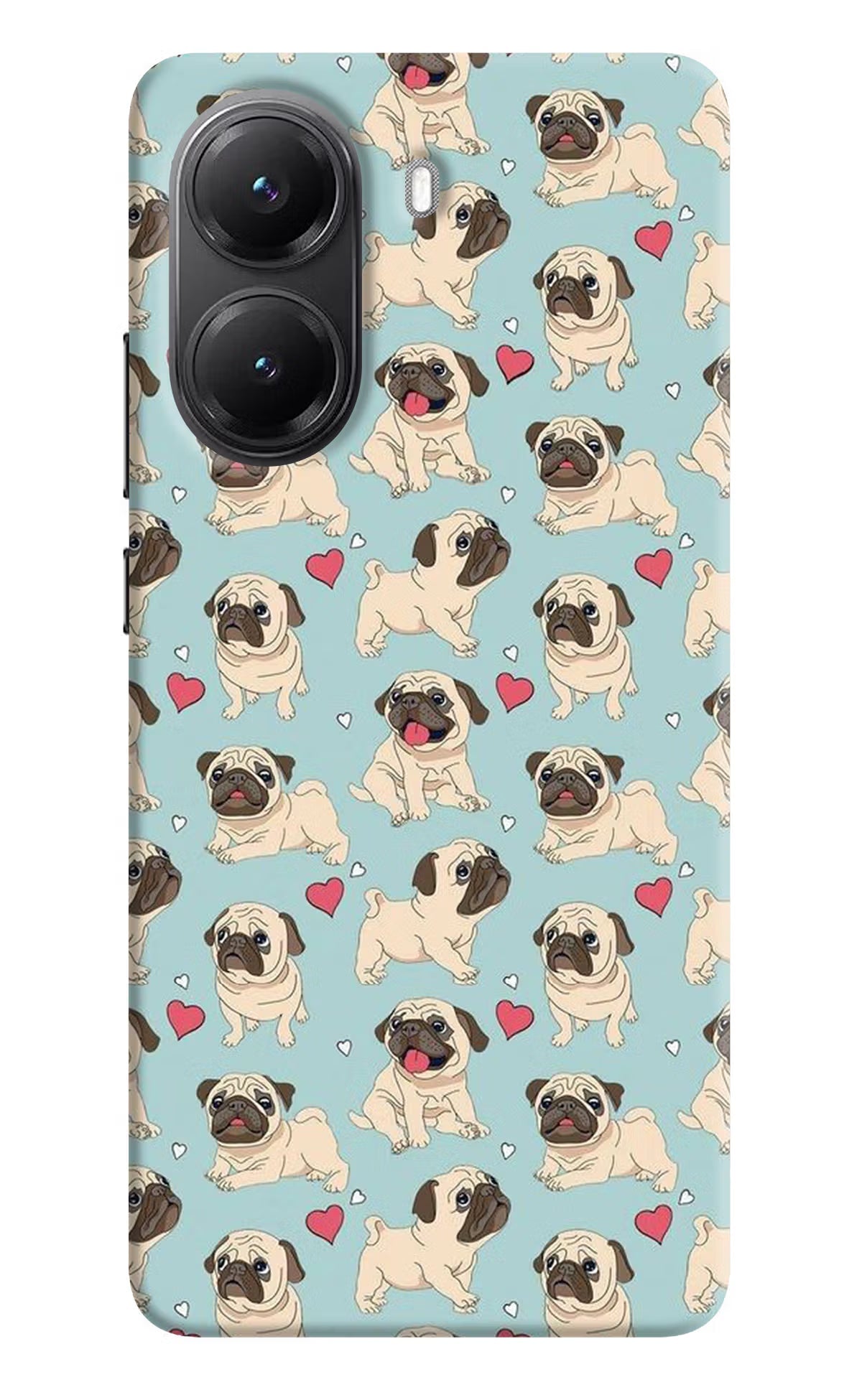 Pug Dog POCO X7 Pro 5G Back Cover Hard Case - Hello Swanky