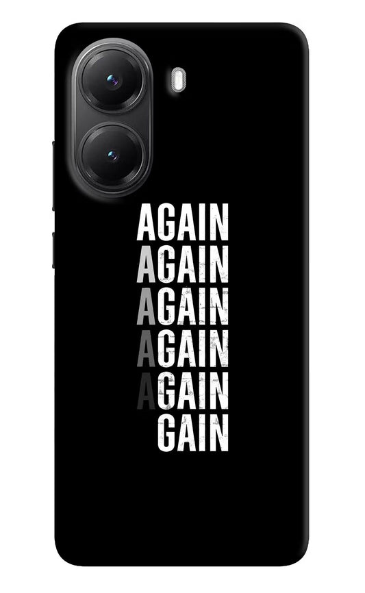 Again Again Gain POCO X7 Pro 5G Back Cover Hard Case - Hello Swanky
