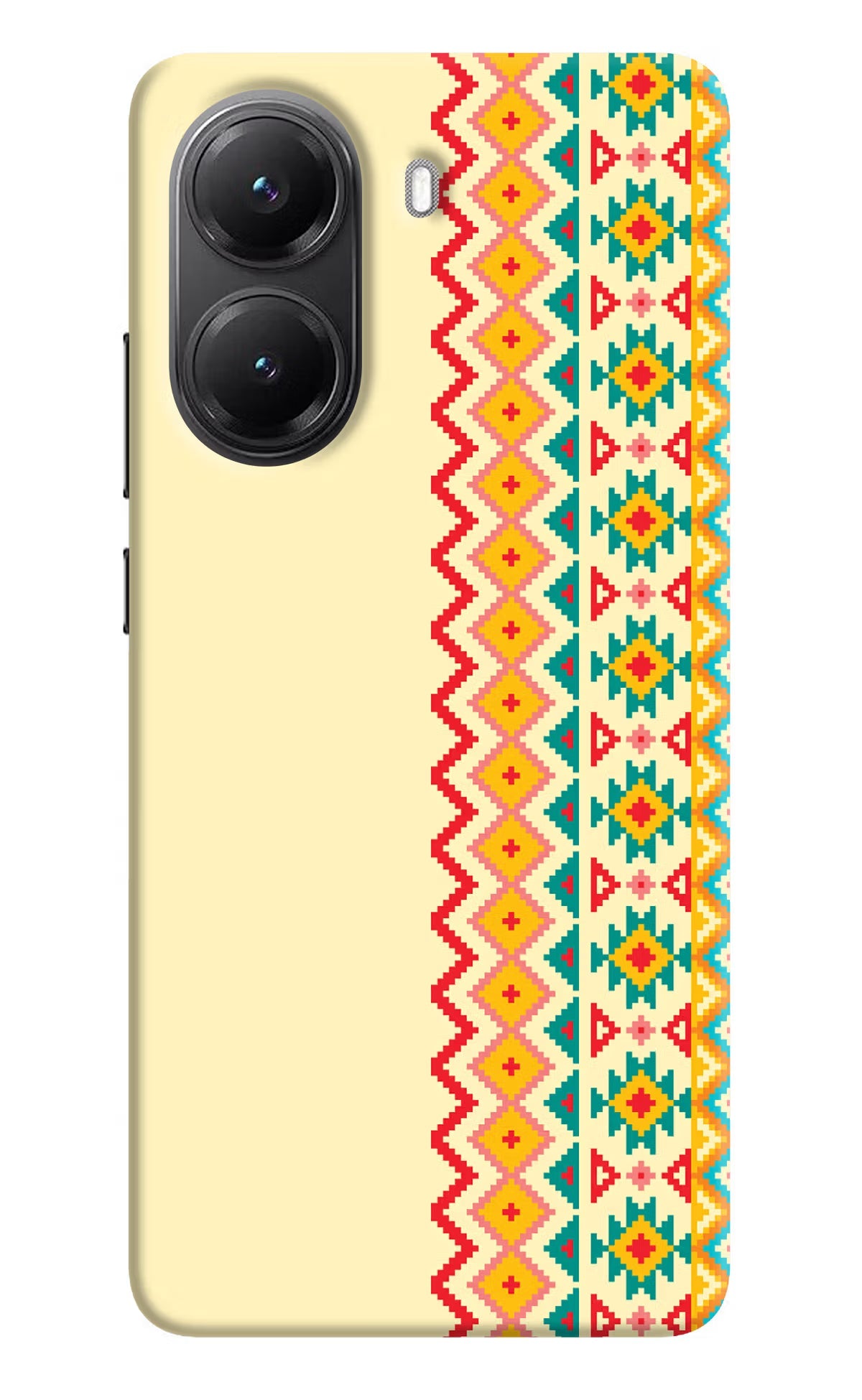 Ethnic Seamless POCO X7 Pro 5G Back Cover Hard Case - Hello Swanky