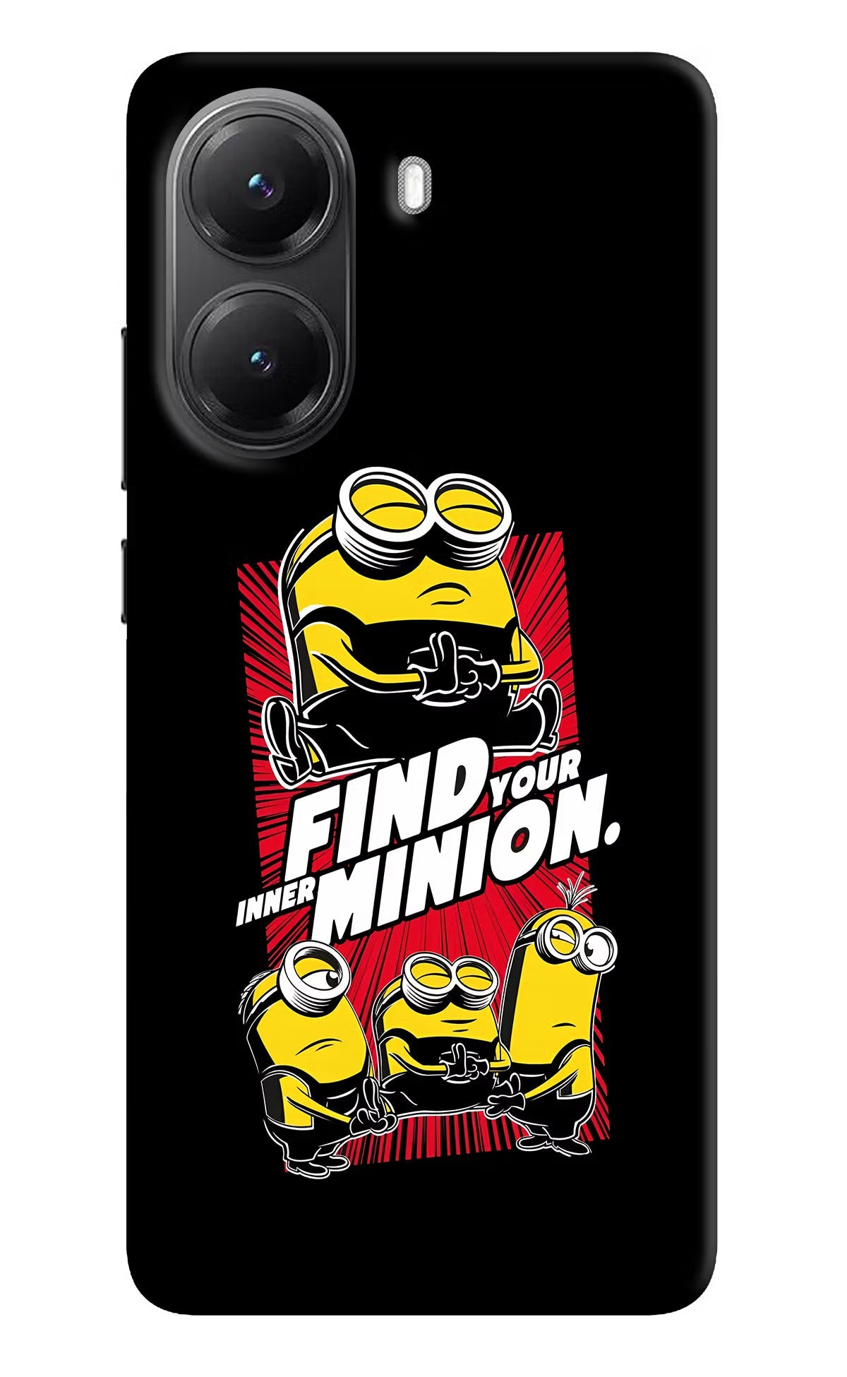 Find Your Inner Minion POCO X7 Pro 5G Back Cover Hard Case - Hello Swanky