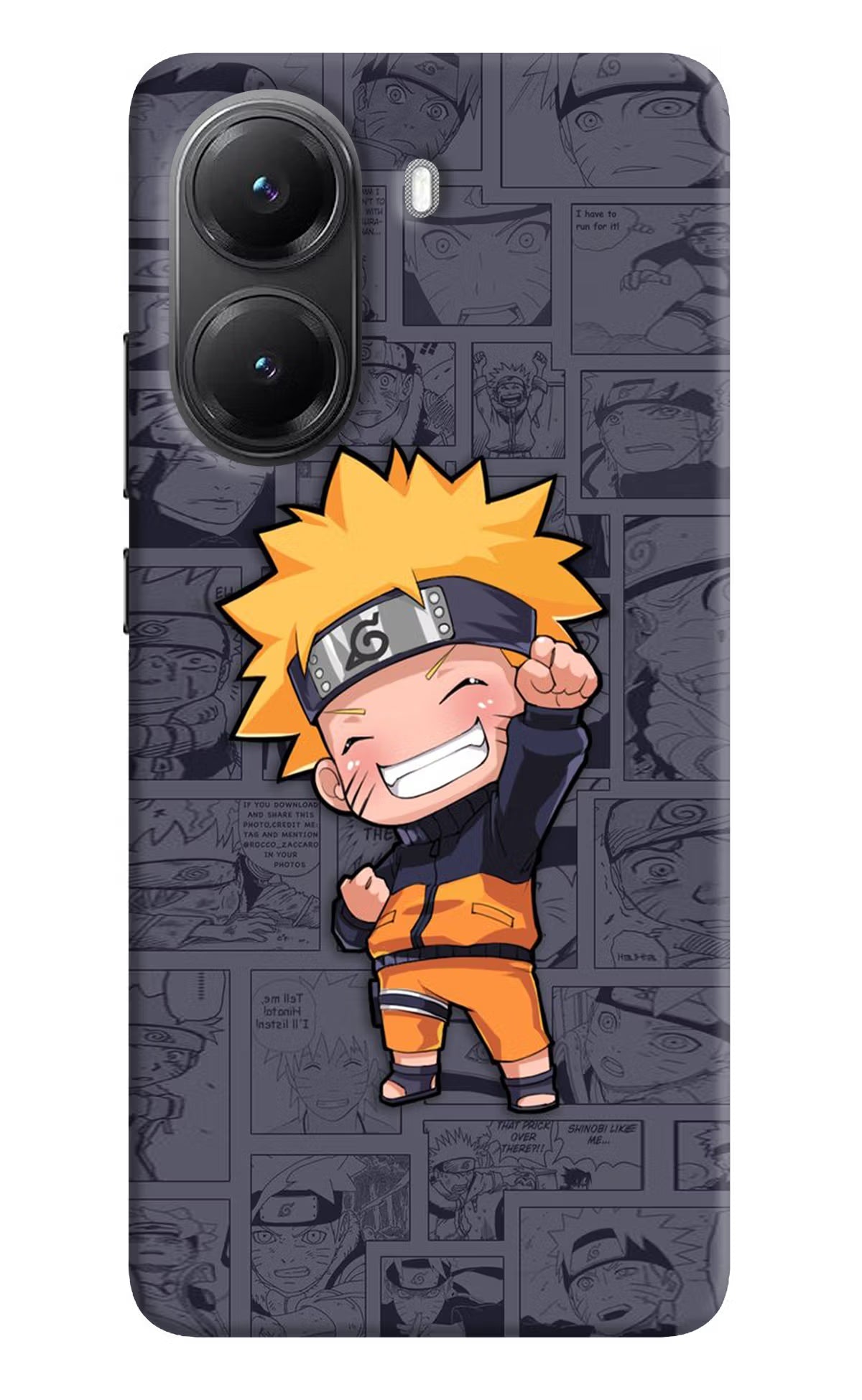 Chota Naruto POCO X7 Pro 5G Back Cover Hard Case - Hello Swanky