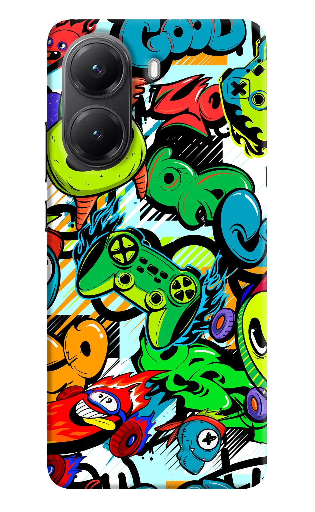 Game Doodle POCO X7 Pro 5G Back Cover Hard Case - Hello Swanky