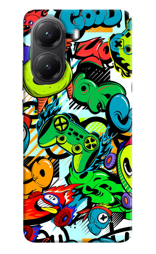 Game Doodle POCO X7 Pro 5G Back Cover Hard Case - Hello Swanky